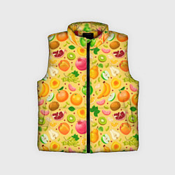 Детский жилет Fruit abundance, цвет: 3D-красный