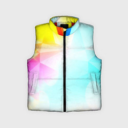 Детский жилет Gradient colors geometry
