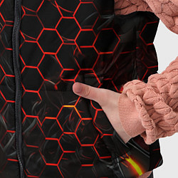 Детский жилет Объемные плитки, цвет: 3D-красный — фото 2