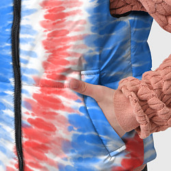 Детский жилет Тай-дай красный с голубым, цвет: 3D-светло-серый — фото 2