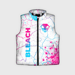 Детский жилет Bleach neon gradient style: надпись, символ