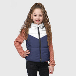 Детский жилет FIRM бело-синий, цвет: 3D-черный — фото 2