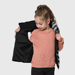 Детский жилет Citroen racing flag, цвет: 3D-черный — фото 2