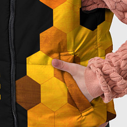 Детский жилет Final Fantasy - gold gradient: по-вертикали, цвет: 3D-черный — фото 2