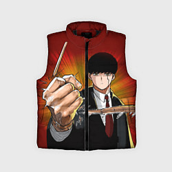 Детский жилет Магия и мускулы - Мэш ломает палочку, цвет: 3D-черный