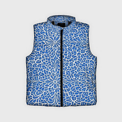 Детский жилет Ажурные узоры, цвет: 3D-черный
