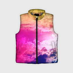 Детский жилет Разноцветное небо, цвет: 3D-светло-серый