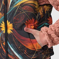 Детский жилет Цветущий взрыв, цвет: 3D-красный — фото 2