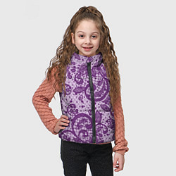 Детский жилет Фиолетовая фантазия, цвет: 3D-черный — фото 2