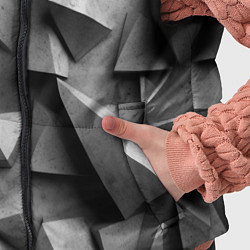 Детский жилет Белокаменный паттерн, цвет: 3D-черный — фото 2