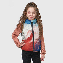 Детский жилет Белый синий красный, цвет: 3D-светло-серый — фото 2