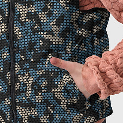 Детский жилет Камуфляж сеточный, цвет: 3D-черный — фото 2