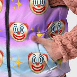 Детский жилет Узор с Клоунами, цвет: 3D-черный — фото 2