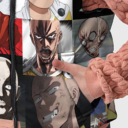 Детский жилет Saitama - many faces, цвет: 3D-светло-серый — фото 2
