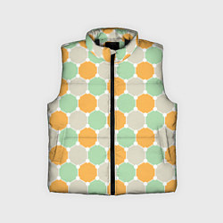 Детский жилет Grey yellow green style, цвет: 3D-черный