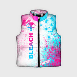 Детский жилет Bleach neon gradient style: по-вертикали, цвет: 3D-черный