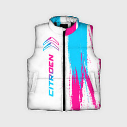 Детский жилет Citroen neon gradient style: по-вертикали