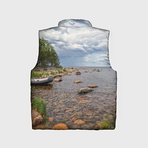 Детский жилет Лодка на Ладоге / 3D-Красный – фото 2