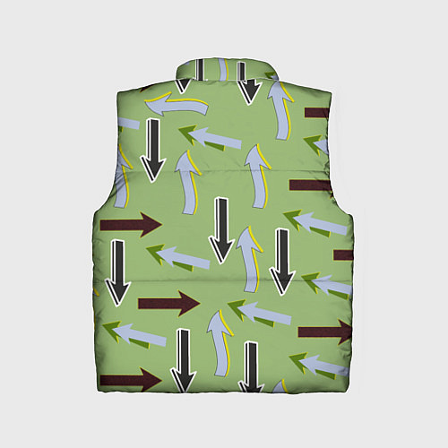 Детский жилет Стрелочки вверх и вниз / 3D-Красный – фото 2