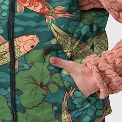 Детский жилет Паттерн карпы кои, цвет: 3D-черный — фото 2