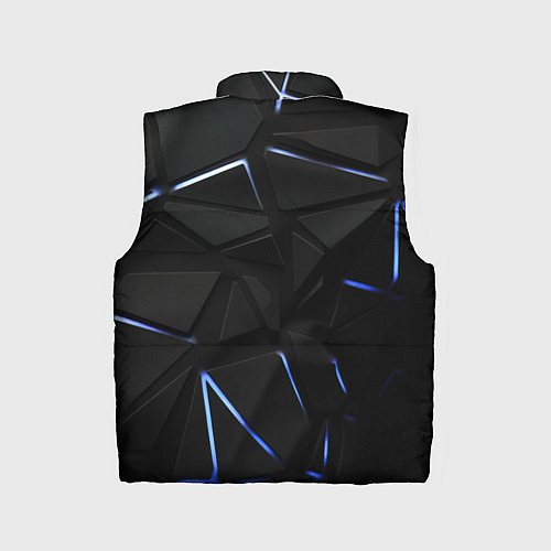 Детский жилет Black texture neon line / 3D-Красный – фото 2