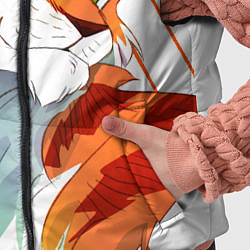 Детский жилет Рыжий хитрый мультяшный кот, цвет: 3D-красный — фото 2