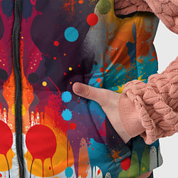 Детский жилет Mirrow colorful blots - abstraction - vogue, цвет: 3D-красный — фото 2