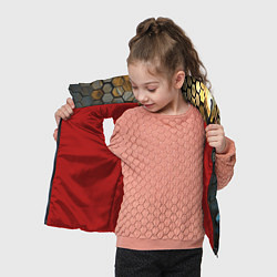 Детский жилет Позолоченая броня, цвет: 3D-красный — фото 2