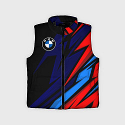 Детский жилет BMW - m colors and black, цвет: 3D-черный