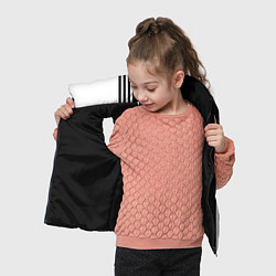 Детский жилет Спорт три полоски, цвет: 3D-черный — фото 2