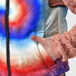 Детский жилет Тай-дай Российский флаг, цвет: 3D-светло-серый — фото 2