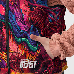 Детский жилет CS 2 hyper beast, цвет: 3D-красный — фото 2