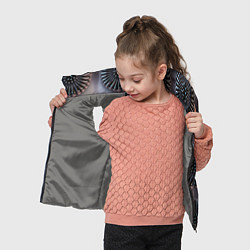 Детский жилет Узор из жидкого металла, цвет: 3D-светло-серый — фото 2