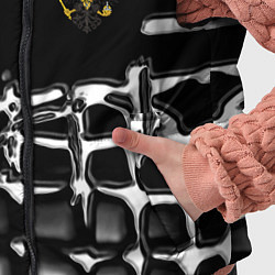 Детский жилет Россия герб РФ, цвет: 3D-черный — фото 2