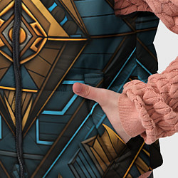 Детский жилет Узор в египетском стиле, цвет: 3D-черный — фото 2