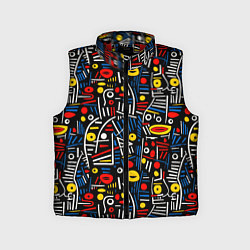 Детский жилет Африканский орнамент
