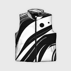 Детский жилет Abstract black and white composition