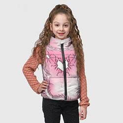 Детский жилет Сердце сколопендры, цвет: 3D-черный — фото 2