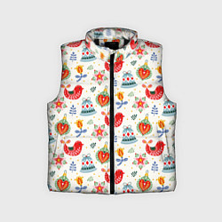 Детский жилет Рождественские узоры