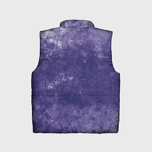 Детский жилет Абстракция - violet color background / 3D-Красный – фото 2