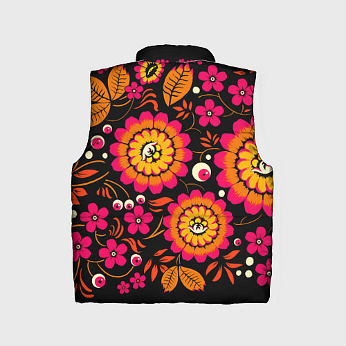 Детский жилет Хохлома параноидальная / 3D-Красный – фото 2