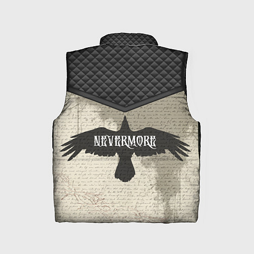 Детский жилет Ворон-Nevermore / 3D-Светло-серый – фото 2