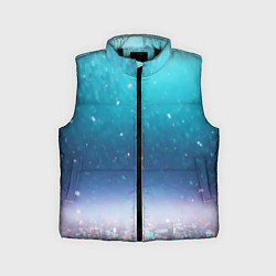 Детский жилет Футуристичный город и конфетти