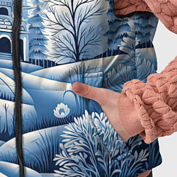 Детский жилет Пушистые завитки, цвет: 3D-красный — фото 2