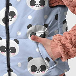 Детский жилет Милая мультяшная панда, цвет: 3D-черный — фото 2