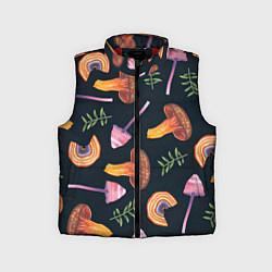 Детский жилет Goblincore - болотные грибы