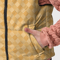 Детский жилет Текстура лаптевого плетения, цвет: 3D-черный — фото 2