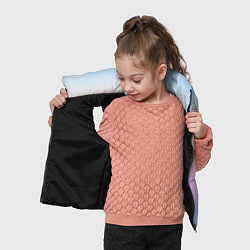 Детский жилет Легкий голографический градиент, цвет: 3D-черный — фото 2