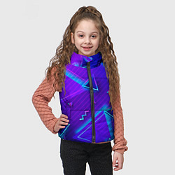 Детский жилет Neon Pattern colored, цвет: 3D-черный — фото 2