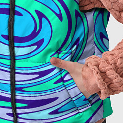 Детский жилет Круговорот неоновый, цвет: 3D-черный — фото 2